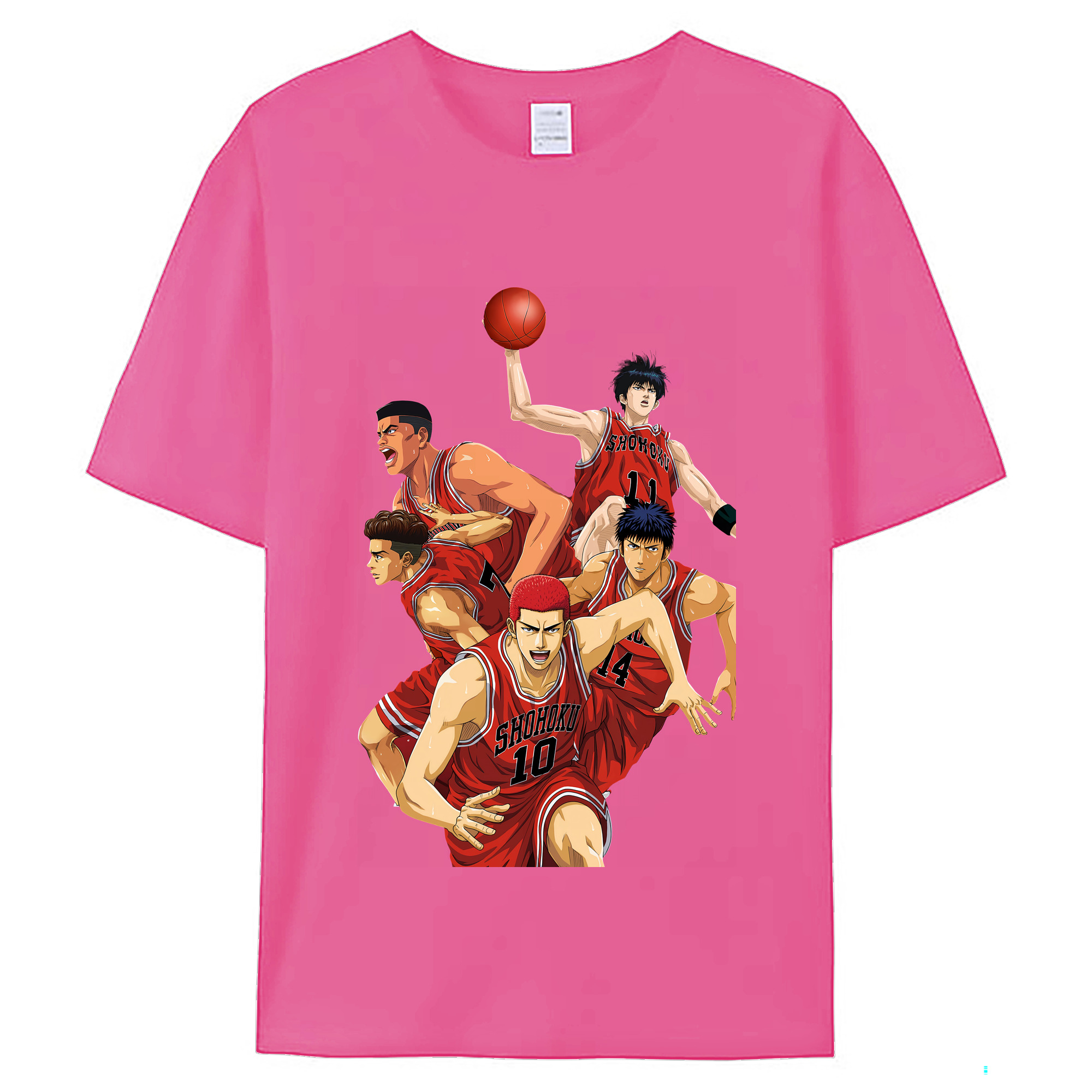 （画像用） SLAM DUNK／スラムダンク レディースカジュアルプリントTシャツ（綿100％）